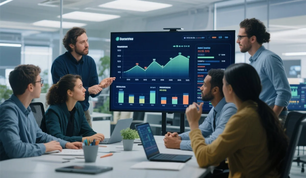 游戏团队利用数据洞察进行策略讨论